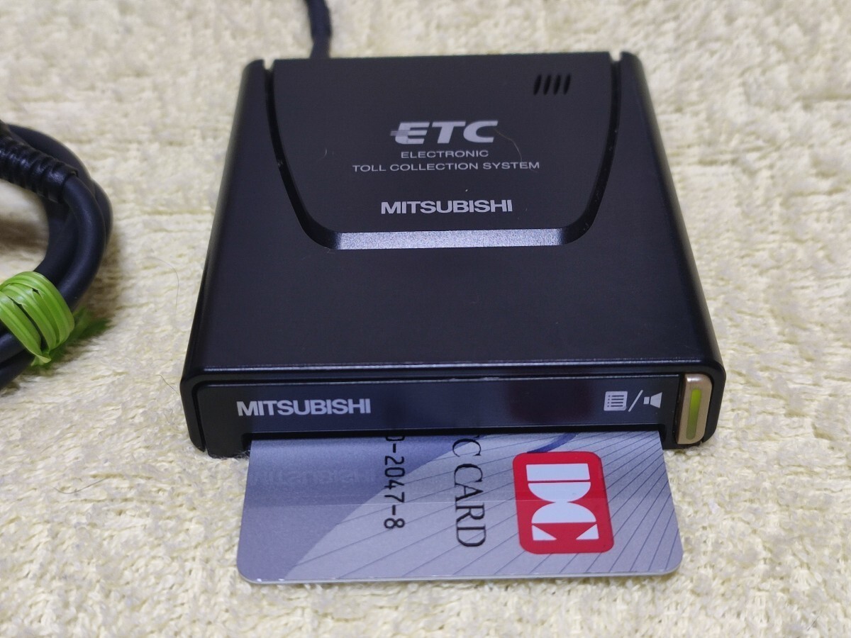 普通自動車セットアップ 超小型一体型ETC車載機 三菱EP-9U5*V（シンプルで故障が少ない） USB昇圧コード + シガープラグコード 二電源の画像8