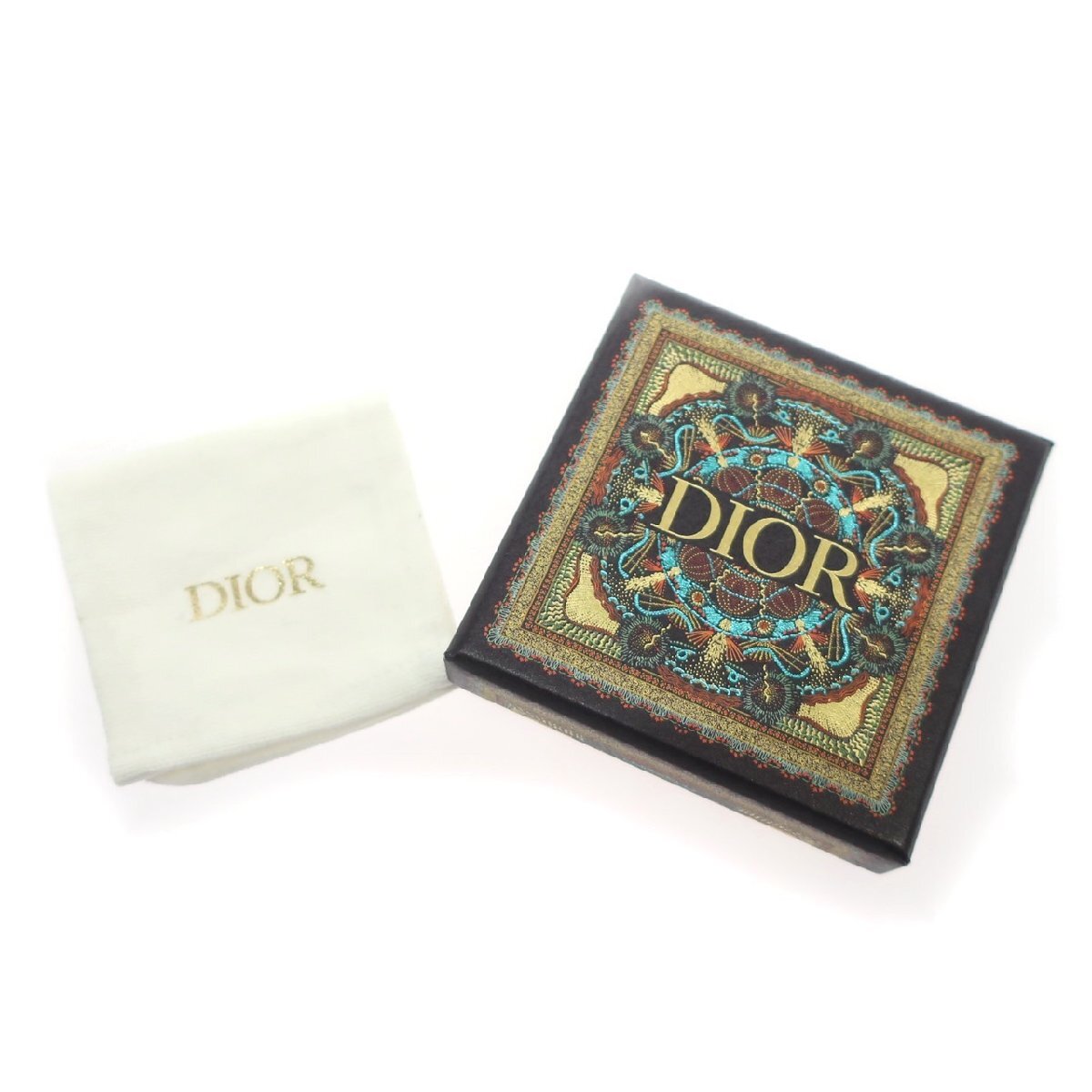 【極美品】Christian Dior クリスチャンディオール CLAIR D LUNE クレール ディー リュヌ ピアス E1099CDLCY_D301 CDロゴ スター ゴールド