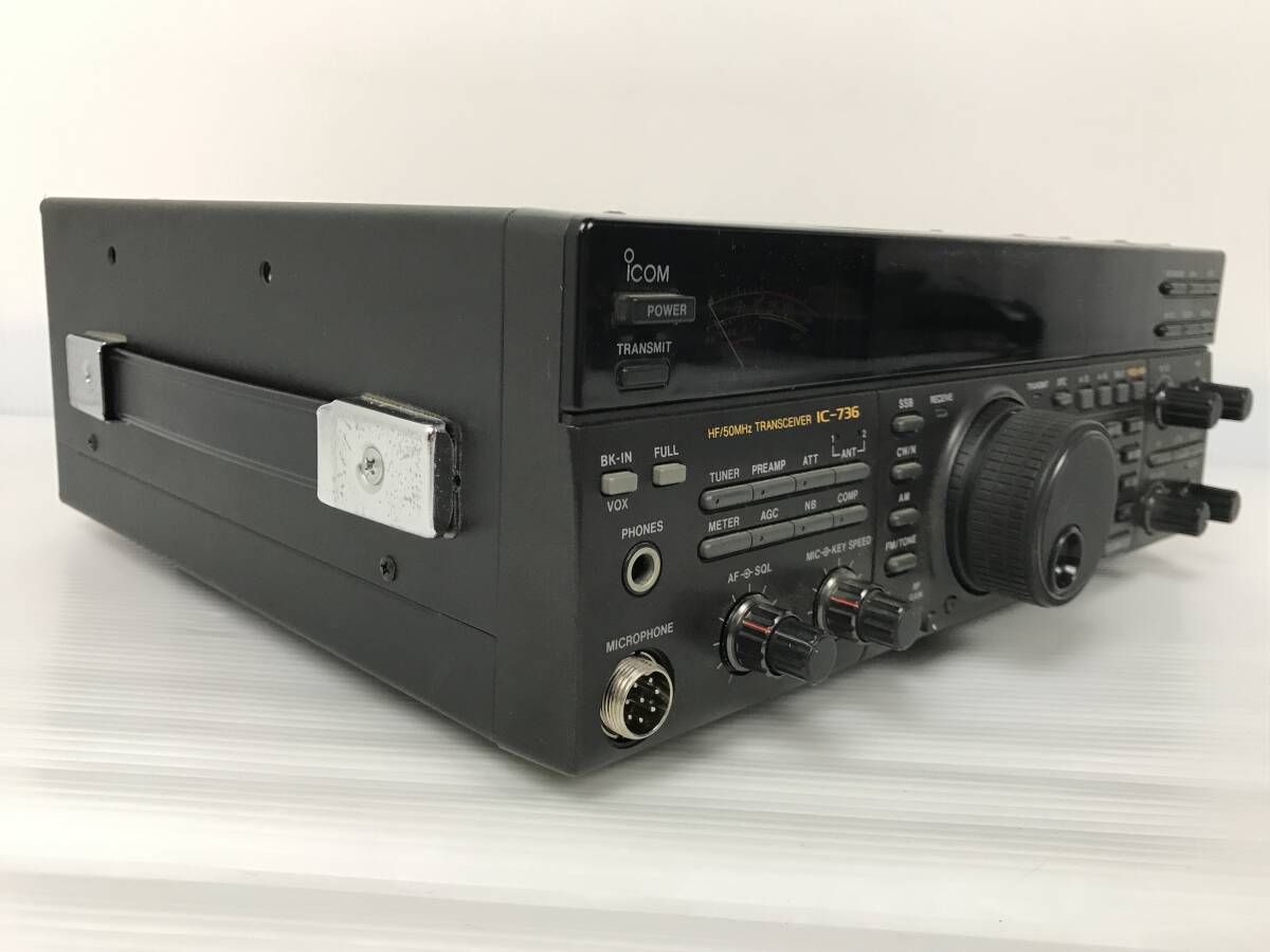 1円スタート ICOM アイコム HF/50MHz アマチュア無線 IC-736 通電 の画像6