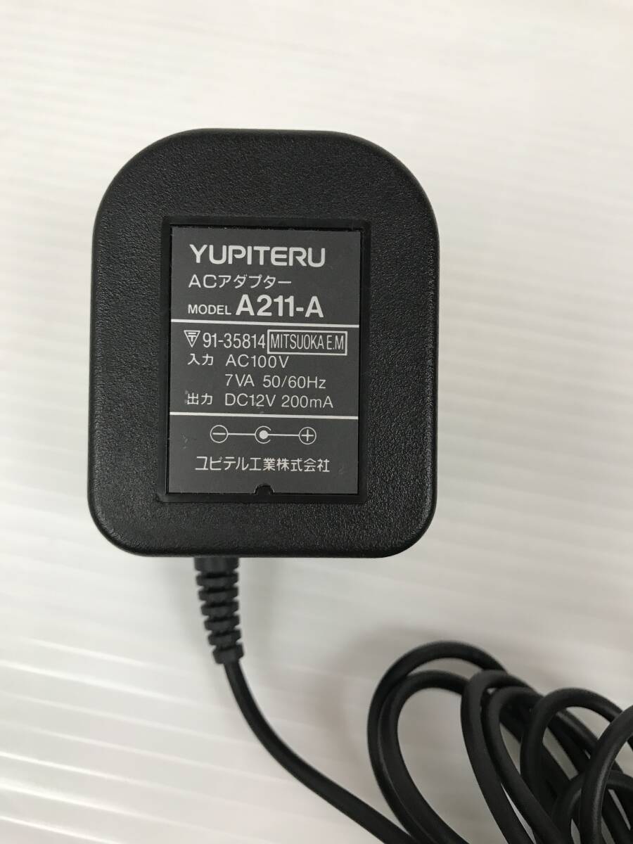 YUPITERU ユピテル マルチバンドレシーバー 無線機 MVT-3200 ACアダプター A211-A 受信機の画像10
