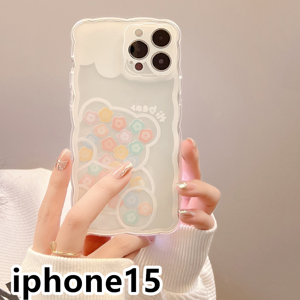 iphone15ケース カーバー TPU 可愛い　お洒落　韓国　　軽い ケース 耐衝撃 高品質150_画像1