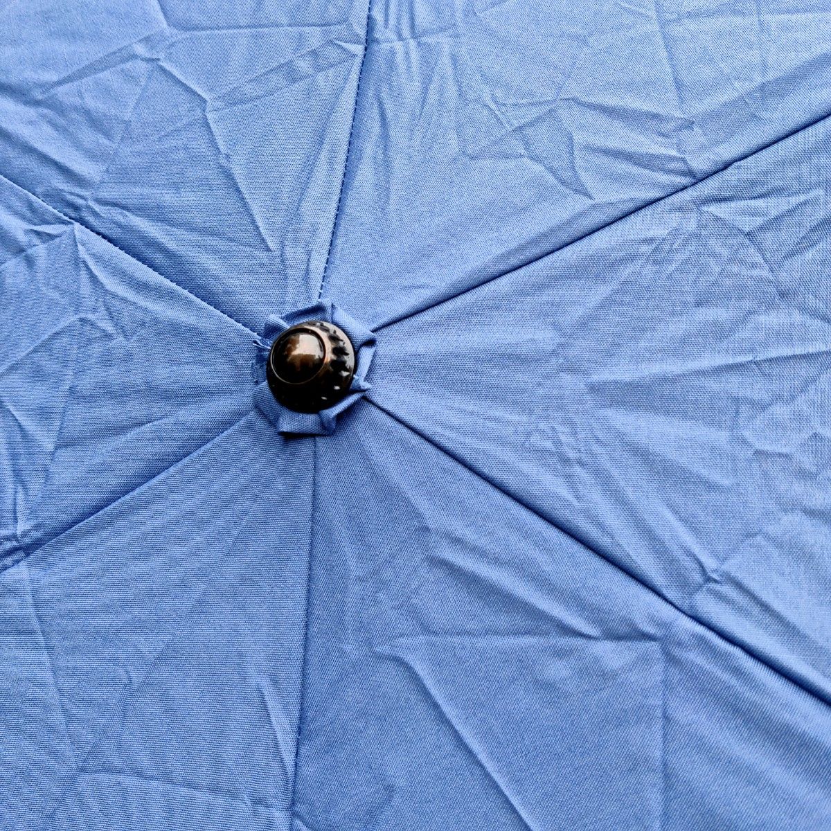 極美品 RALPH LAUREN ポロ ラルフローレン 折りたたみ傘 ロゴ 男女兼用 ユニセックス アッシュブルー 日傘 水色 青