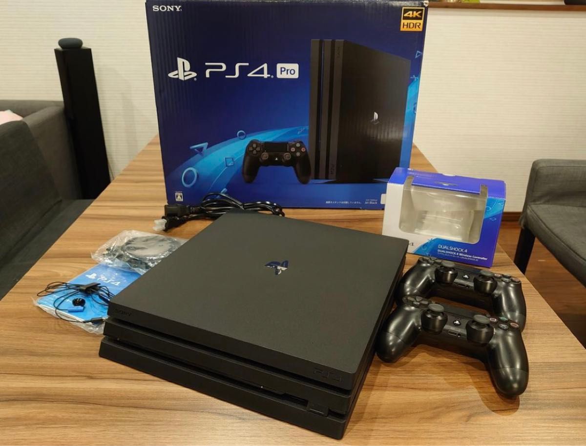 PS4 Pro CUH-7100BB01 1TB ゲーム付き　本体