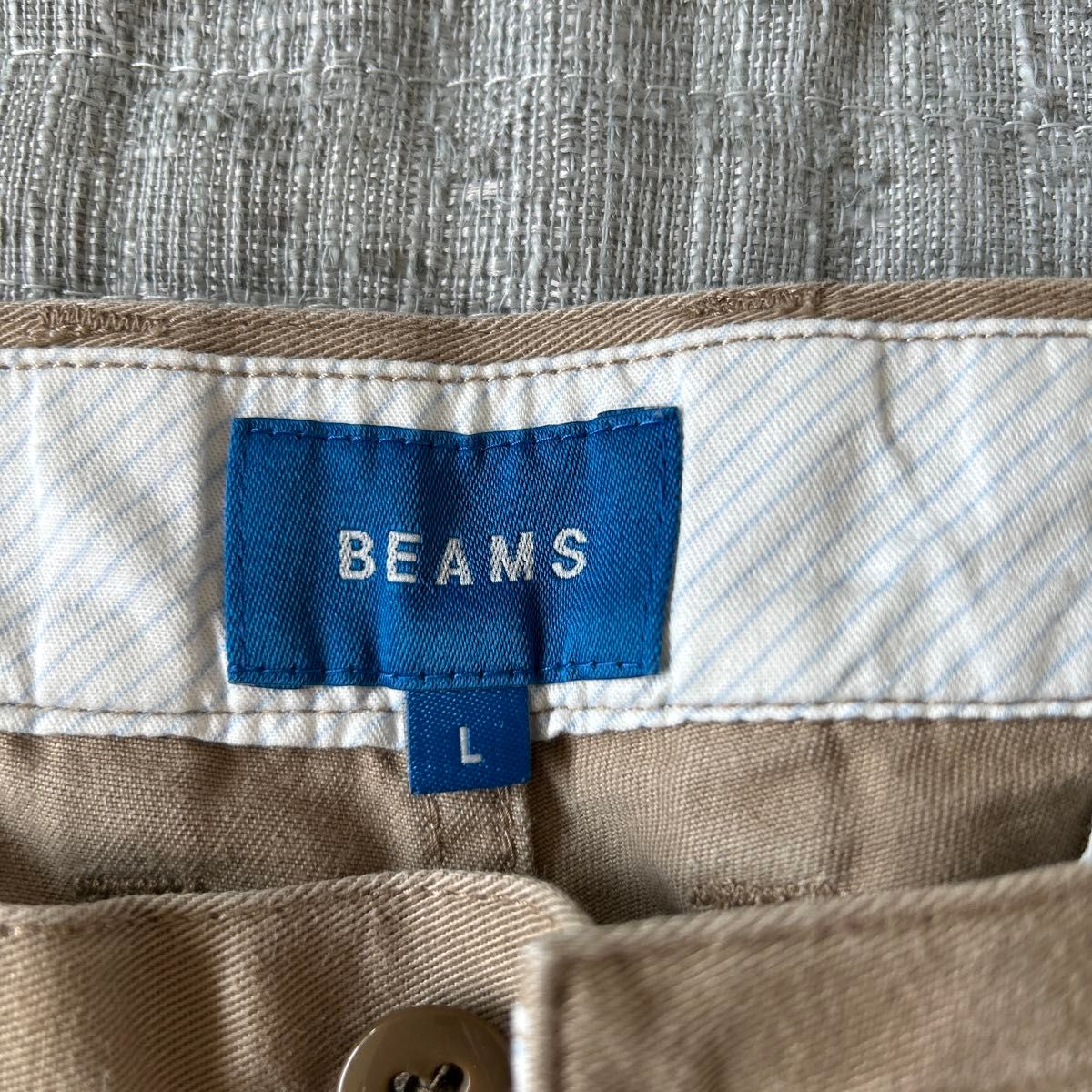 BEAMS / ベーシック チノ ショーツ　Lサイズ