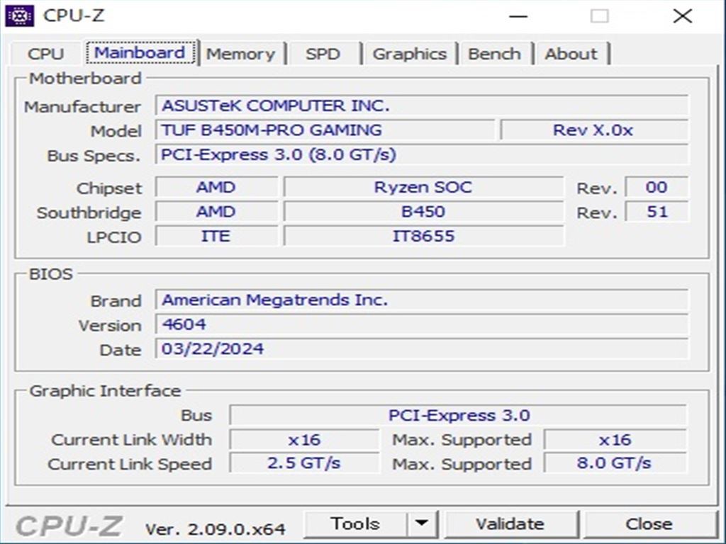 ASUS TUF B450M-PRO GAMING AM4 microATXマザーボード BIOS更新・動作確認済みの画像8