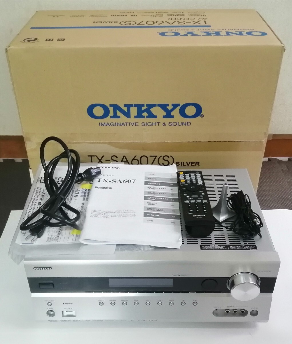 ONKYO TX-SA607(S) オンキョー AVアンプの画像1