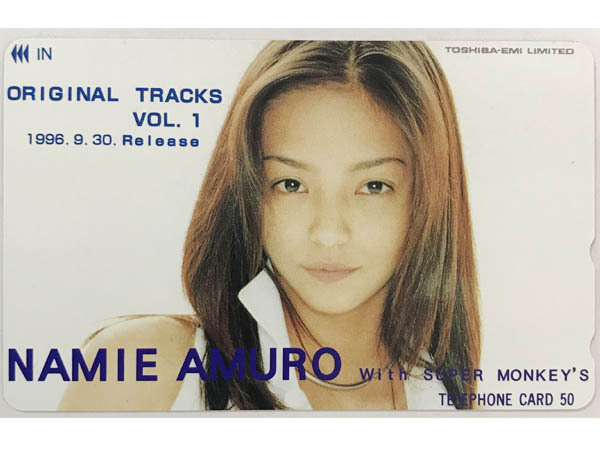 Sその他◇安室奈美恵 ORIGINAL TRACKS VOL.1 テレカ 1枚 未使用◇H56の画像1