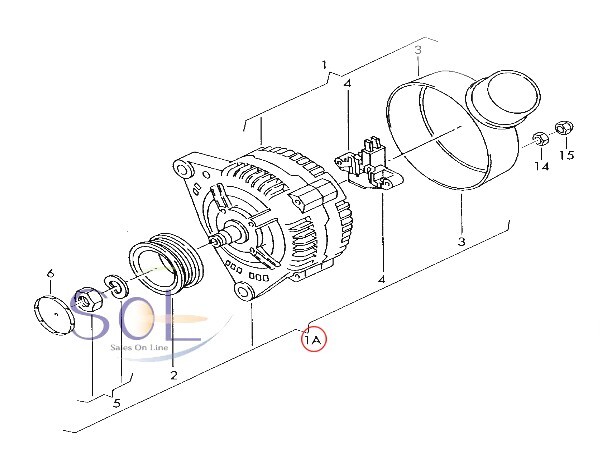 VW フォルクスワーゲン ゴルフ6 5K 1K オルタネーター 06B903016AB 06B903016AA 06B903019E 06D903016A コア返却不要 出荷締切18時_画像4