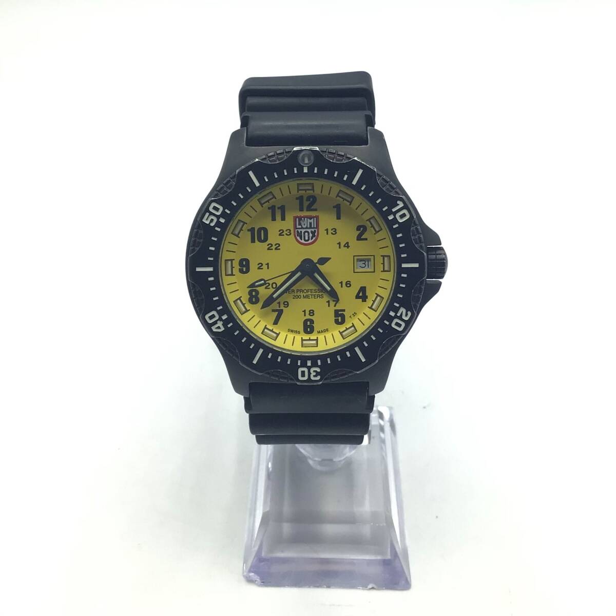 【9999】LUMINOX ルミノックス ダイバー イエロー文字盤 メンズ 腕時計 シリーズ 8400★中古品★二次流通品★の画像1