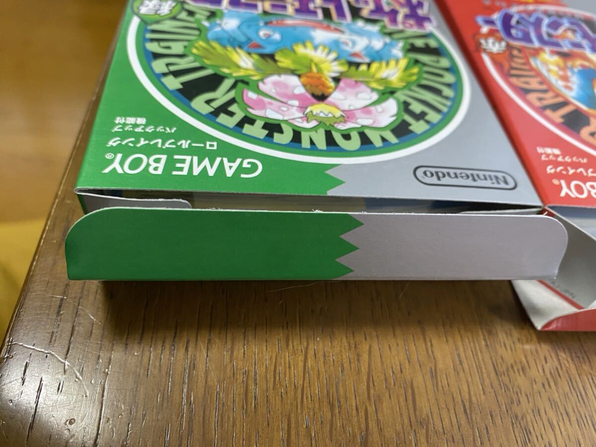 超美品GBポケットモンスター赤と緑の箱と説明書とカートリッジケースのみ※ゲームソフトはありませんの画像5