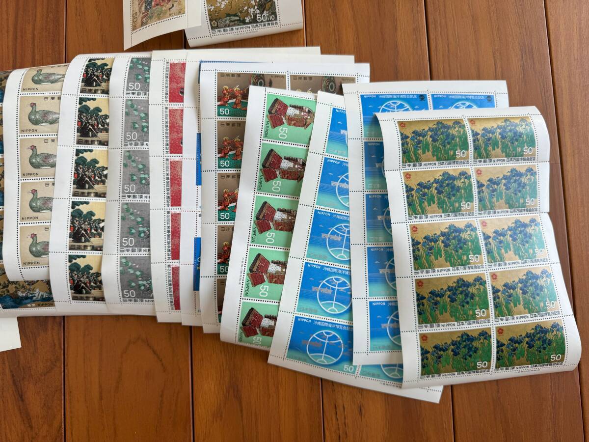 未使用 切手 記念切手 50円×1300枚 総額「65,000円分」の画像2