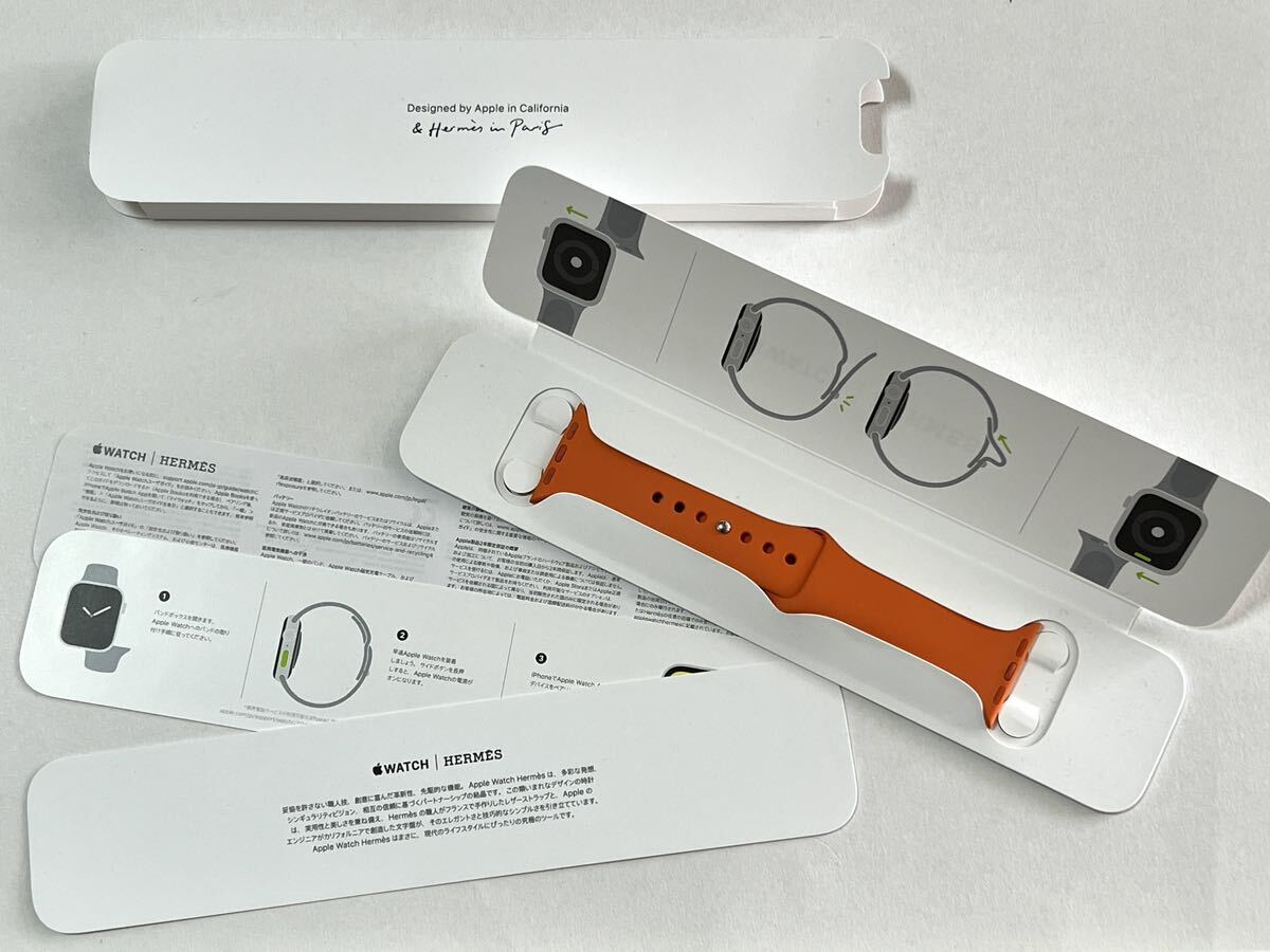 * beautiful goods free shipping * Apple watch Hermes orange sport band regular goods Apple Watch HERMES limitation 41mm 40mm 38mm S/M size 