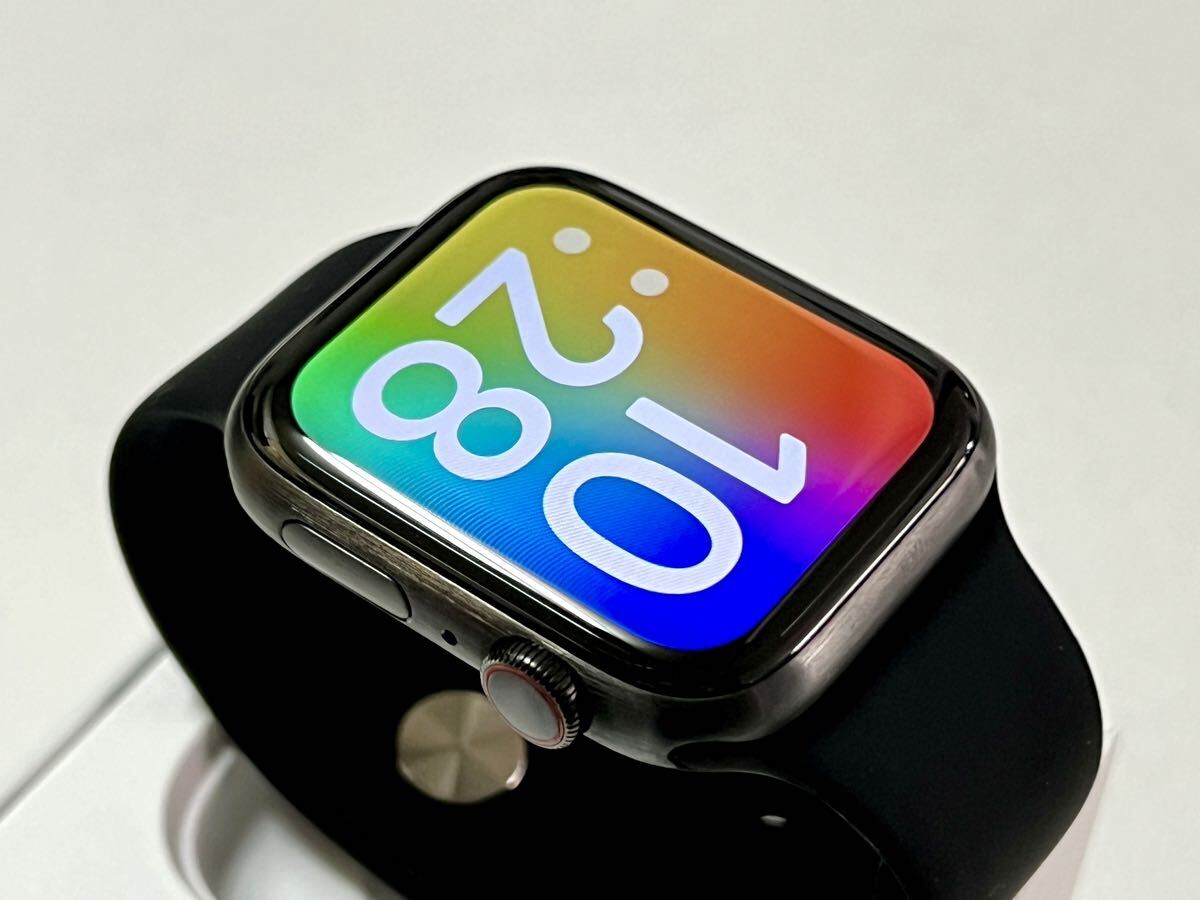 ★即決★ Apple Watch Series 6 Edition チタニウム スペースブラック Titanium 44mm アップルウォッチ GPS Cellular エディション チタンの画像6