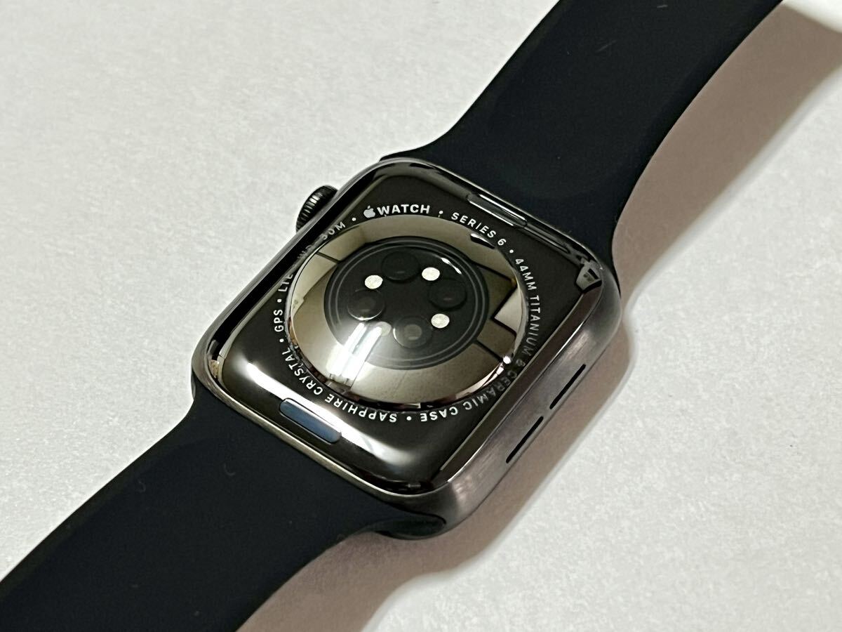 ★即決★ Apple Watch Series 6 Edition チタニウム スペースブラック Titanium 44mm アップルウォッチ GPS Cellular エディション チタンの画像10