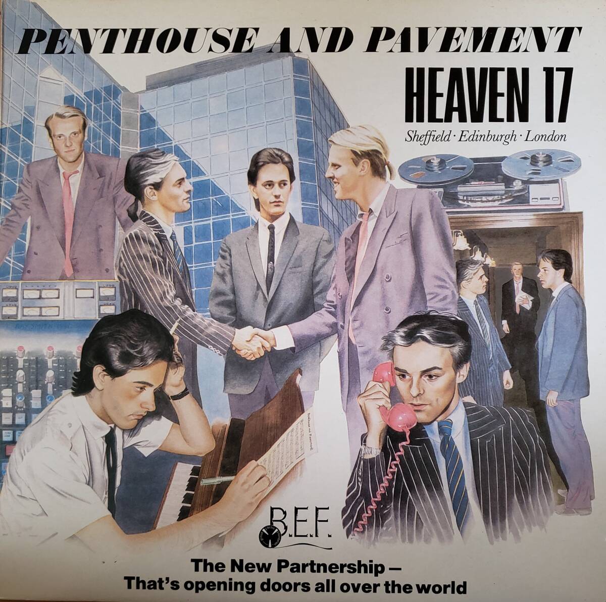 12inch UK盤 HEAVEN 17 ■ PENTHOUSE AND PAVEMENT ■ _画像1