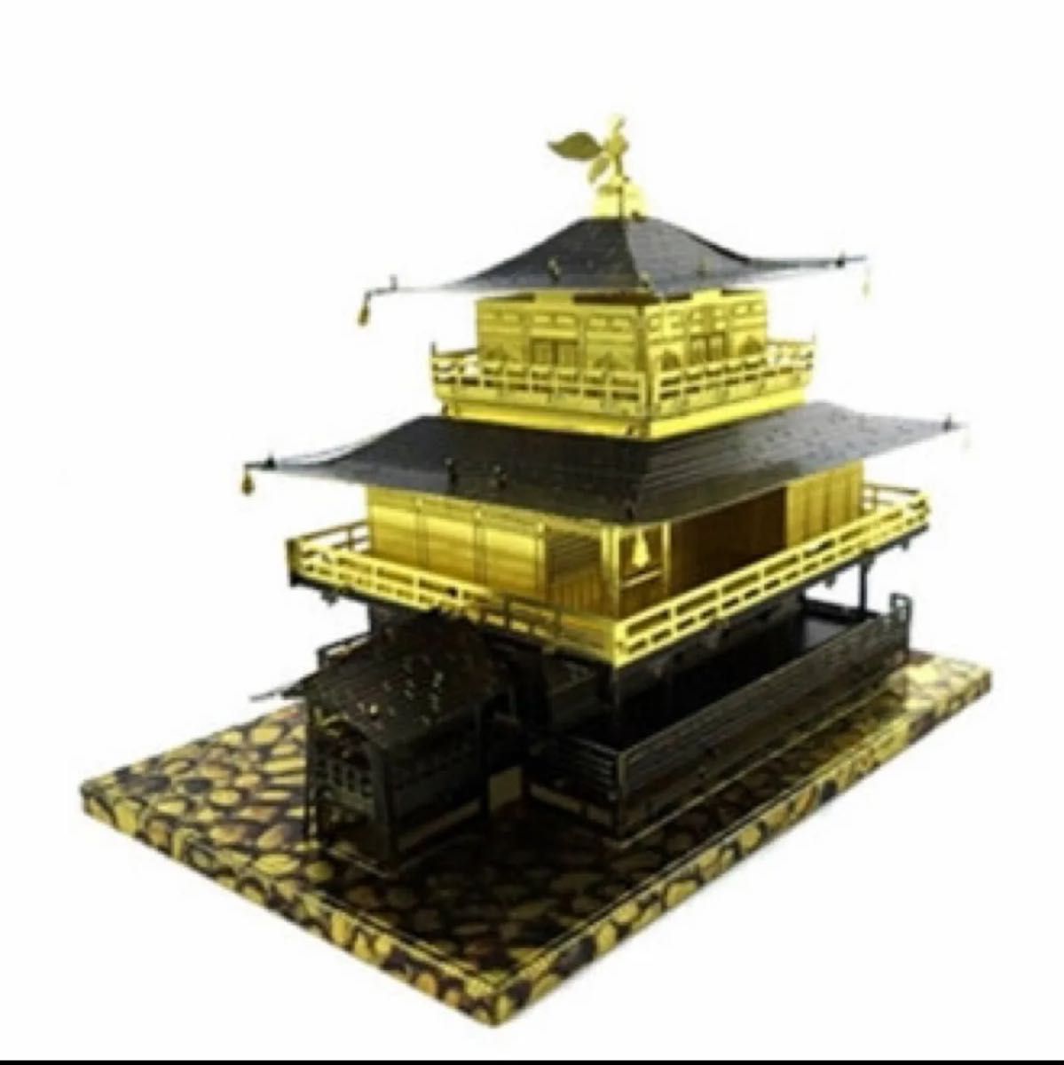 立体パズル 3Dメタルパズル 組立て模型 金閣寺 家族向け 知育玩具 贈り物 日本の名城 城　手先　器用　建物