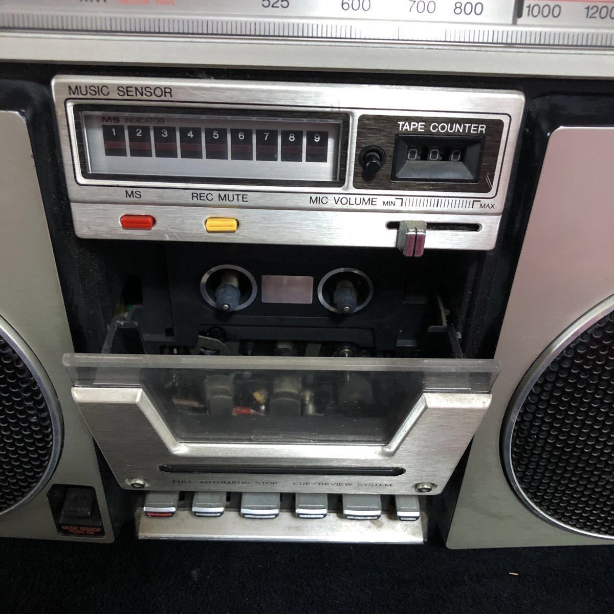 AIWA CS-72 stereo radio FM/AM/SW cassette recorder Junk Showa Retro 