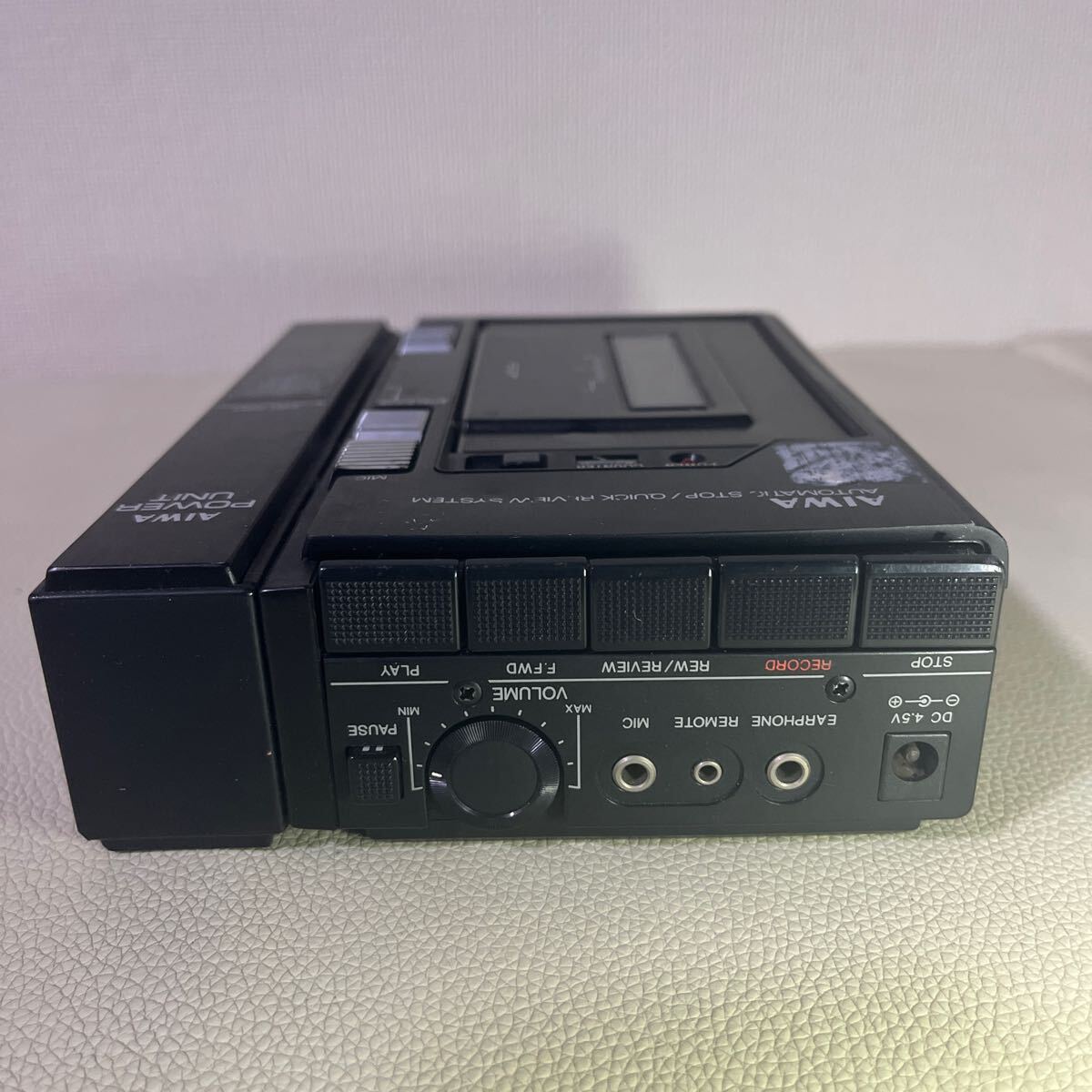 希少 AIWA【P-22】ポータブルカセットデッキ の画像3