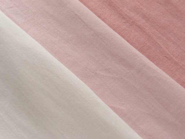 即決♪３ｍふんわり３色コットン 白×ピンク 綿１００％ ソフトワッシャー♪の画像2
