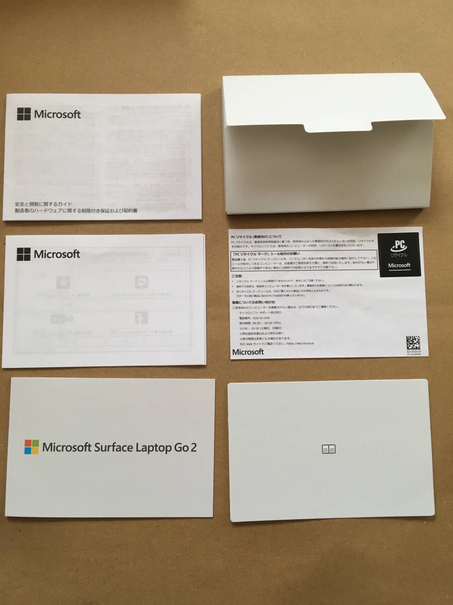 【officeなし/純正リファービッシュ品/送料無料】Microsoft 8QC-00043 Surface Laptop Go 2 [12.4インチ i5 メモリ 8GB ストレージ 128GB]の画像5
