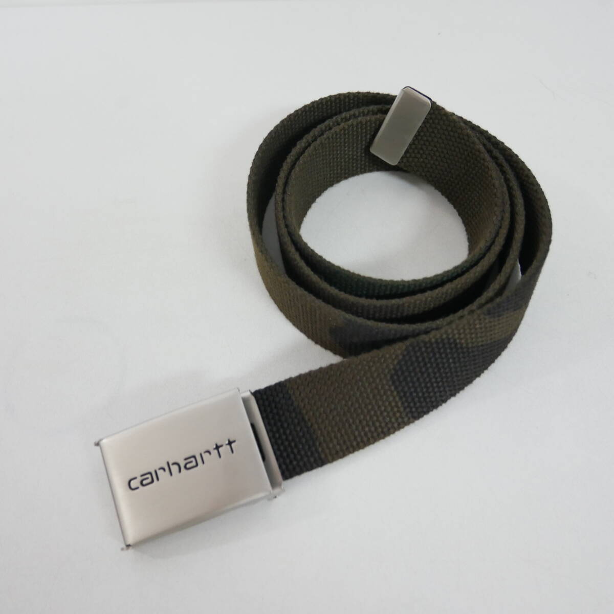 【1円】良好 国内正規 Carhartt WIP WORK IN PROGLESS カーハート CLIP BELT クリップベルト カモフラ 迷彩 ONE SIZE FREEの画像1