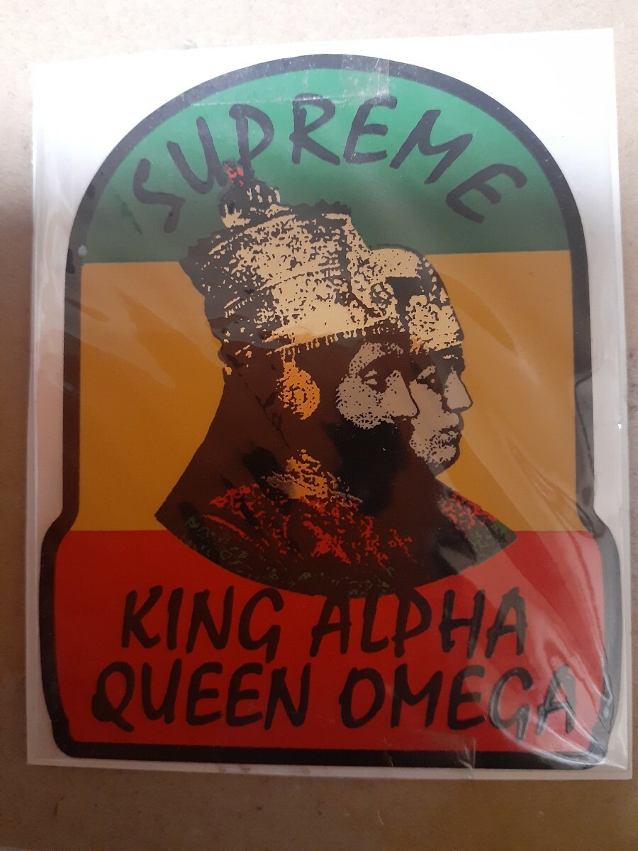 Supreme king alpha queen omega instant pussyステッカー2枚セット　レア　送料無料_画像2