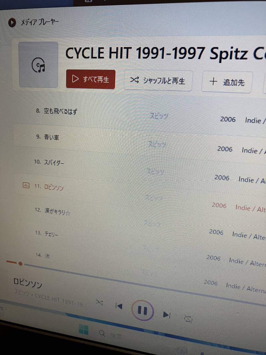レア！ スピッツ CYCLE HIT 1991-2017 Spitz Complete Single Collection 期間限定盤 ベスト CD3枚組 レンタル落ち_画像10