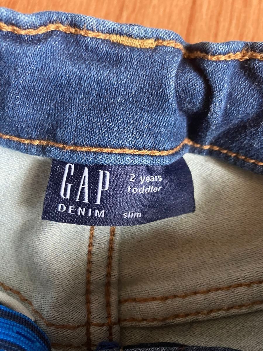 babygap デニム　ウエスト調整可能　95 長ズボン ジーパン デニムパンツ ジーンズ ジーパン デニム キッズ GAP 