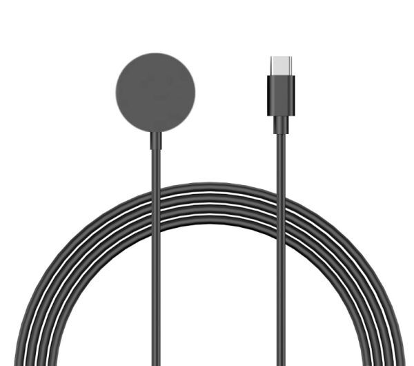 【A1C】Apple Watch ワイヤレス充電器　USB-C接続タイフ(黒)_画像2