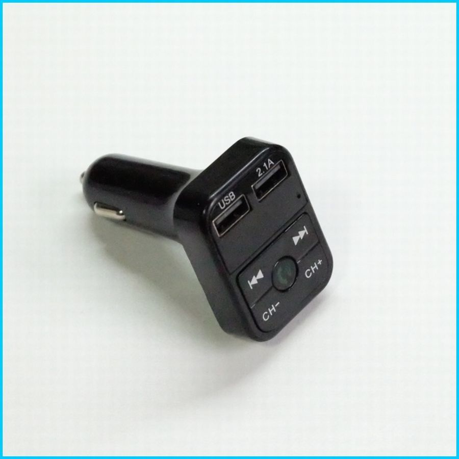 FM トランスミッター Bluetooth 車 ブルートゥース シガーソケット 車載 USB ポート 2 12V ～ 24V 車対応 ハンズフリー通話 ラジオ 自動車の画像6