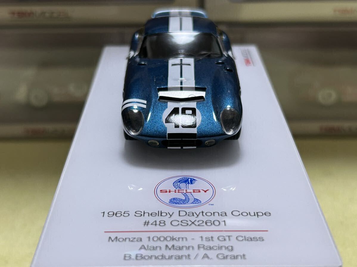 TSM MODEL 1/43 Shelby Daytona Coupe CSX2601 #48 1965 Monza 1000km / 1st GTClass Alan Mann Racing B.Bondurant / A.Grant [TSM154339]の画像8