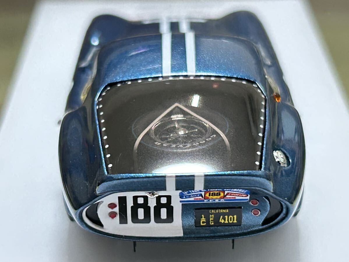 TSM MODEL 1/43 Shelby Daytona Coupe CSX2299 #188 1964 Tour de France / Ford France [TSM154354]の画像6