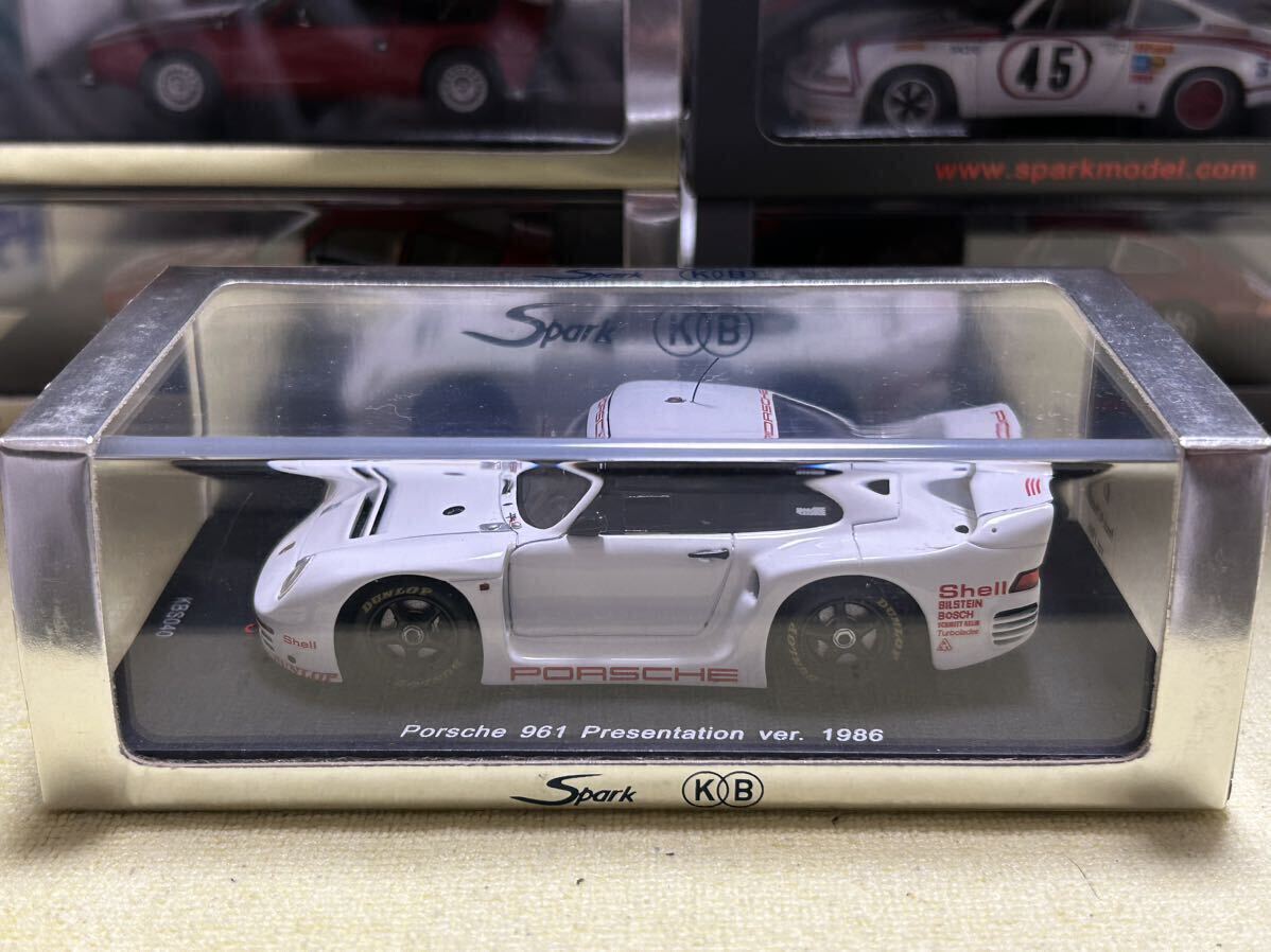 スパーク spark 1/43 Porsche 961 Presentation ver. 1986 [KBS040]の画像10