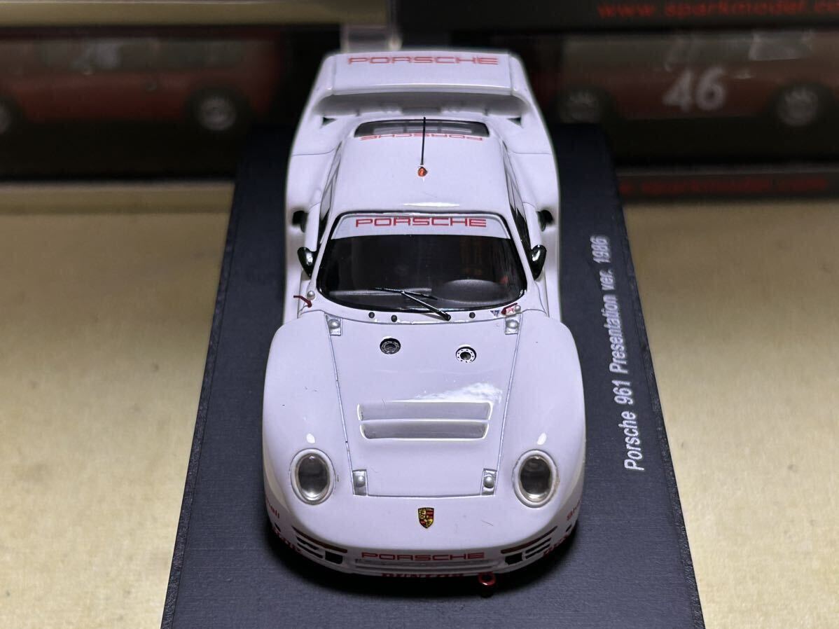 スパーク spark 1/43 Porsche 961 Presentation ver. 1986 [KBS040]の画像2