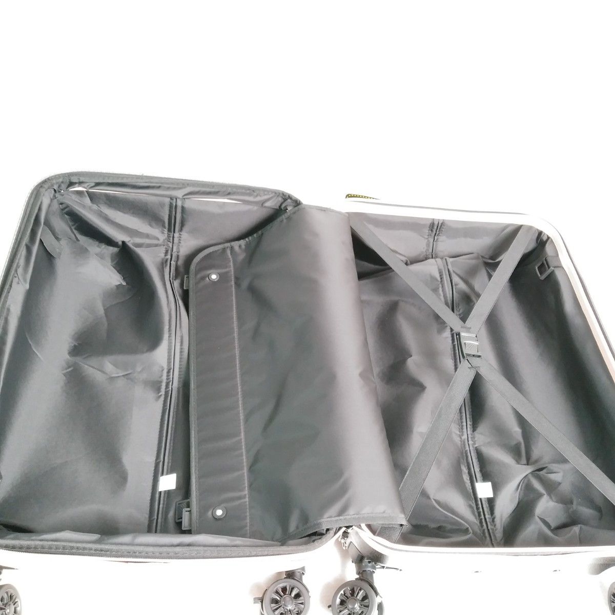 ス64　着脱式タイヤ　Lサイズ　 スーツケース　拡張機能　サスペンション　ストッパー　TSA　カップホルダー　ペールピンク