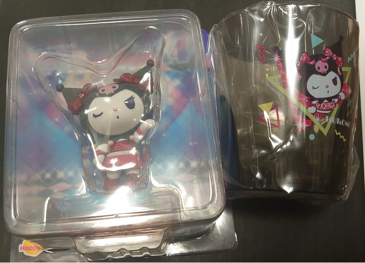 Happyくじ Sanrio characters DISCO フィギュア賞 フィギュア クロミ サンリオ 当りくじ ディスコ くじ 日本限定 カップ 2個set_画像1