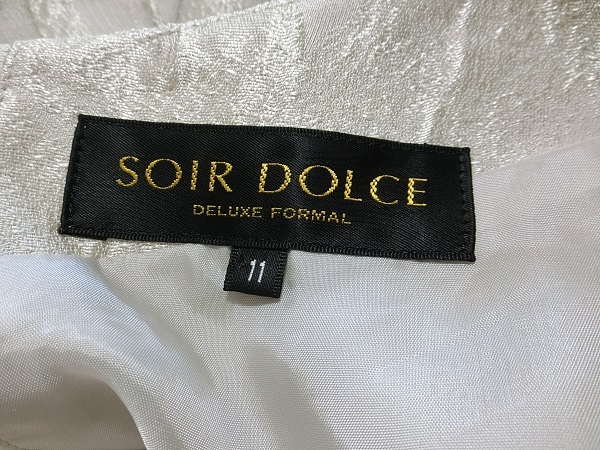  unused SOIR DOLCEsowa-ru Dolce Jaguar do maxi long One-piece beige 11