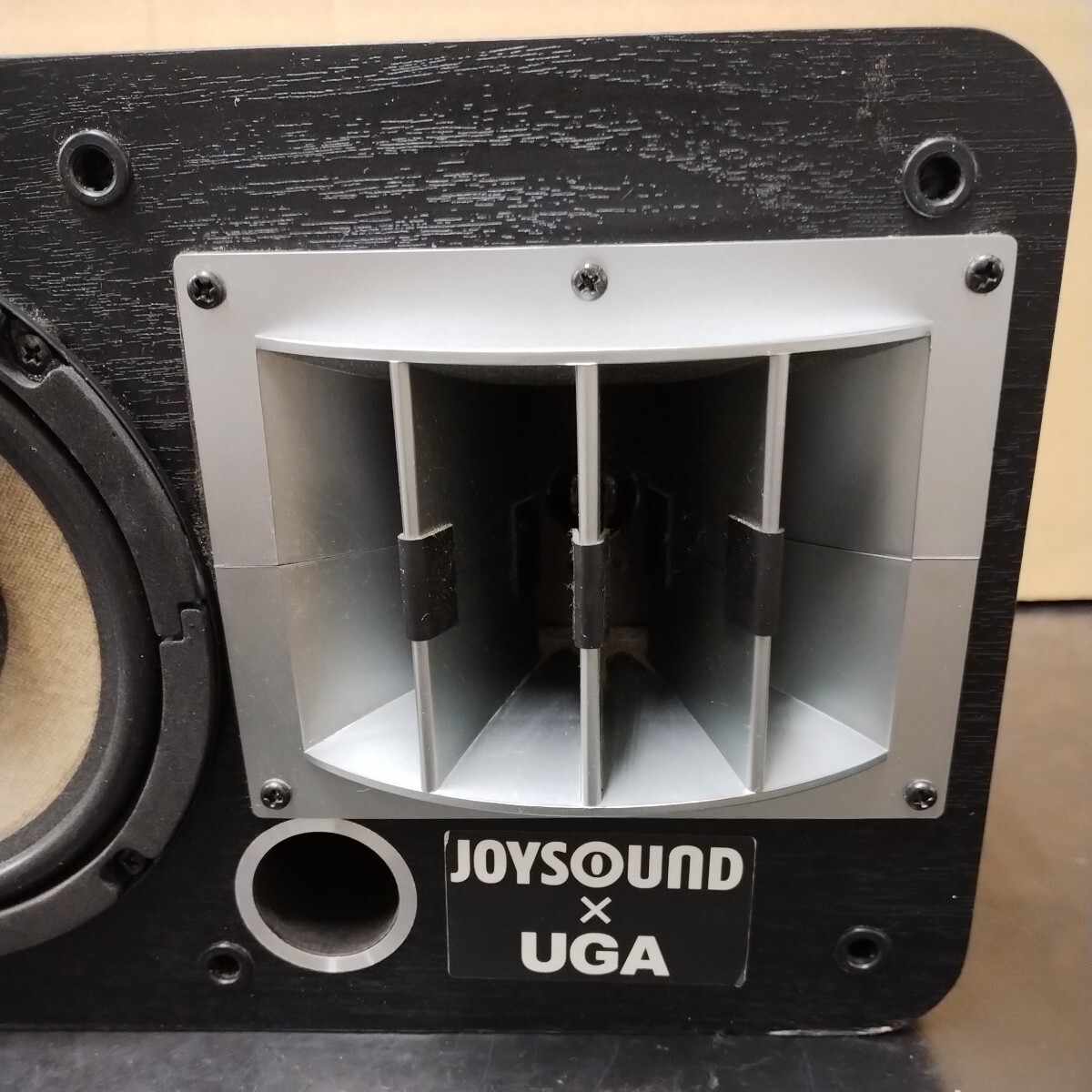 IFBI81 JOYSOUND×UGA Joy sound uga speaker CS-02 only one right side used inspection operation goods edge exchange 