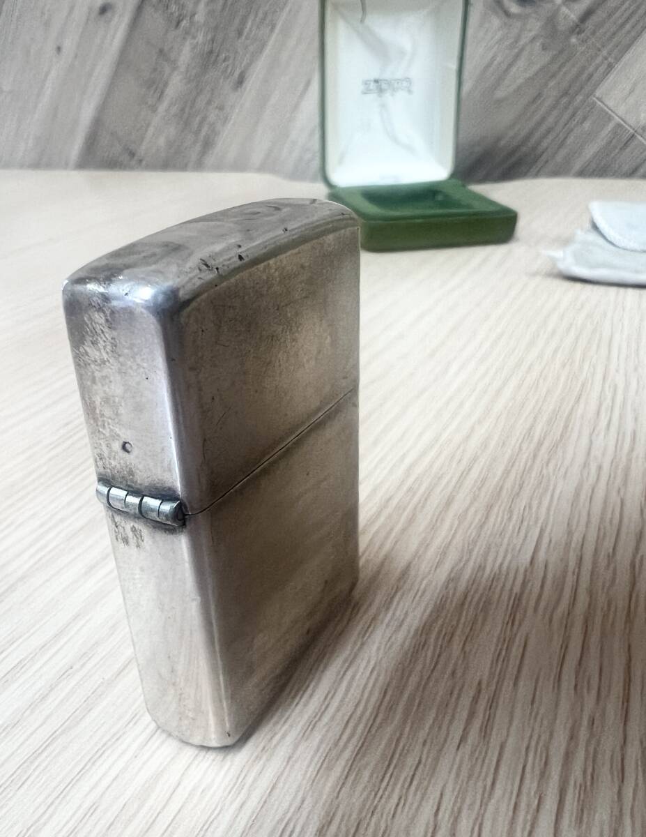 【0412】ZIPPO ジッポー STERLING 筆記体 斜字体 1955-1979年製 喫煙具 オイルライター 筆記体 斜字体 ジャンク品の画像10