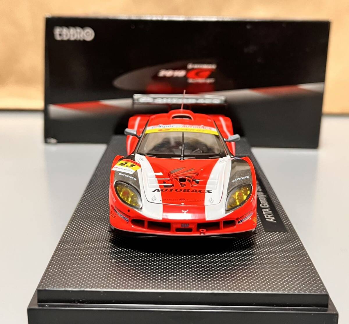 1 jpy start EBBRO 1/43 ARTA Garaiya SUPER GT300 2010 ARTA super GT 2010 #43