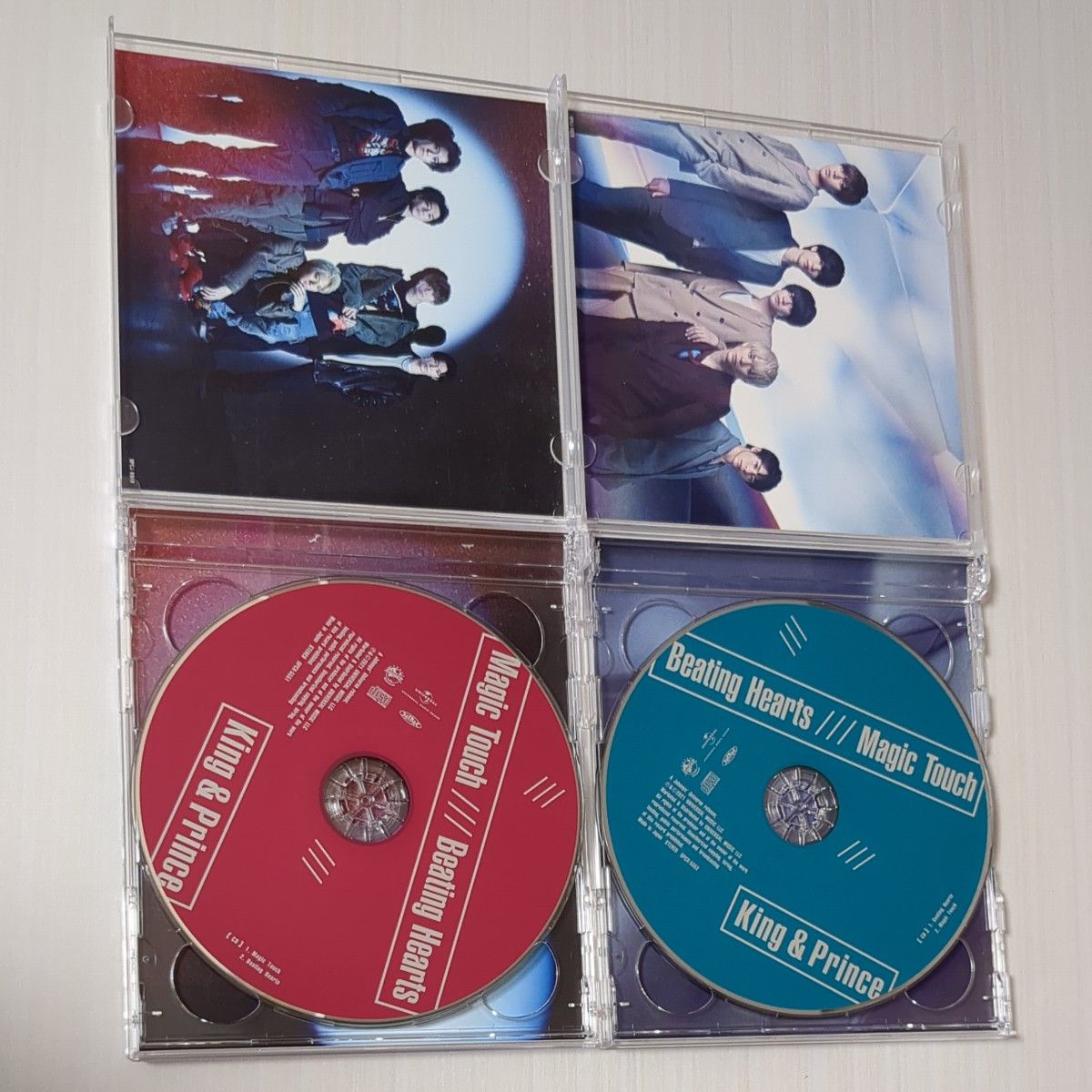 King & Princeシングル Magic Touch/Bearting Hearts 初回限定盤A.B 2枚セット