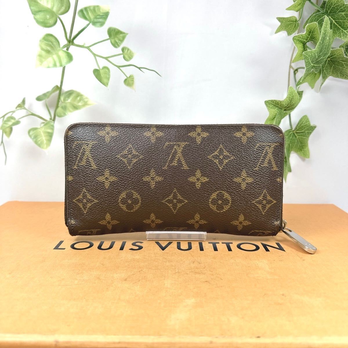 1円 ルイヴィトン LOUIS VUITTON モノグラム ジッピー ラウンドファスナー 長財布 M60017 シリアルナンバー SP5103 男女兼用_画像2