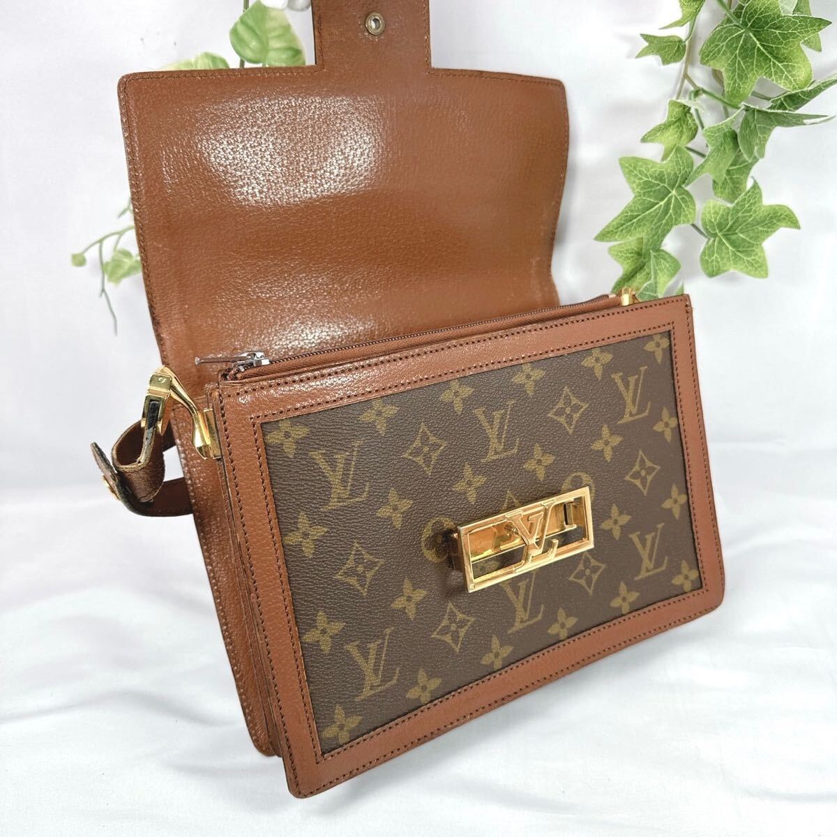 1円 LOUIS VUITTON ルイヴィトン M51410 モノグラム サックドーフィーヌ2Way ショルダーバッグ ハンドバッグの画像7