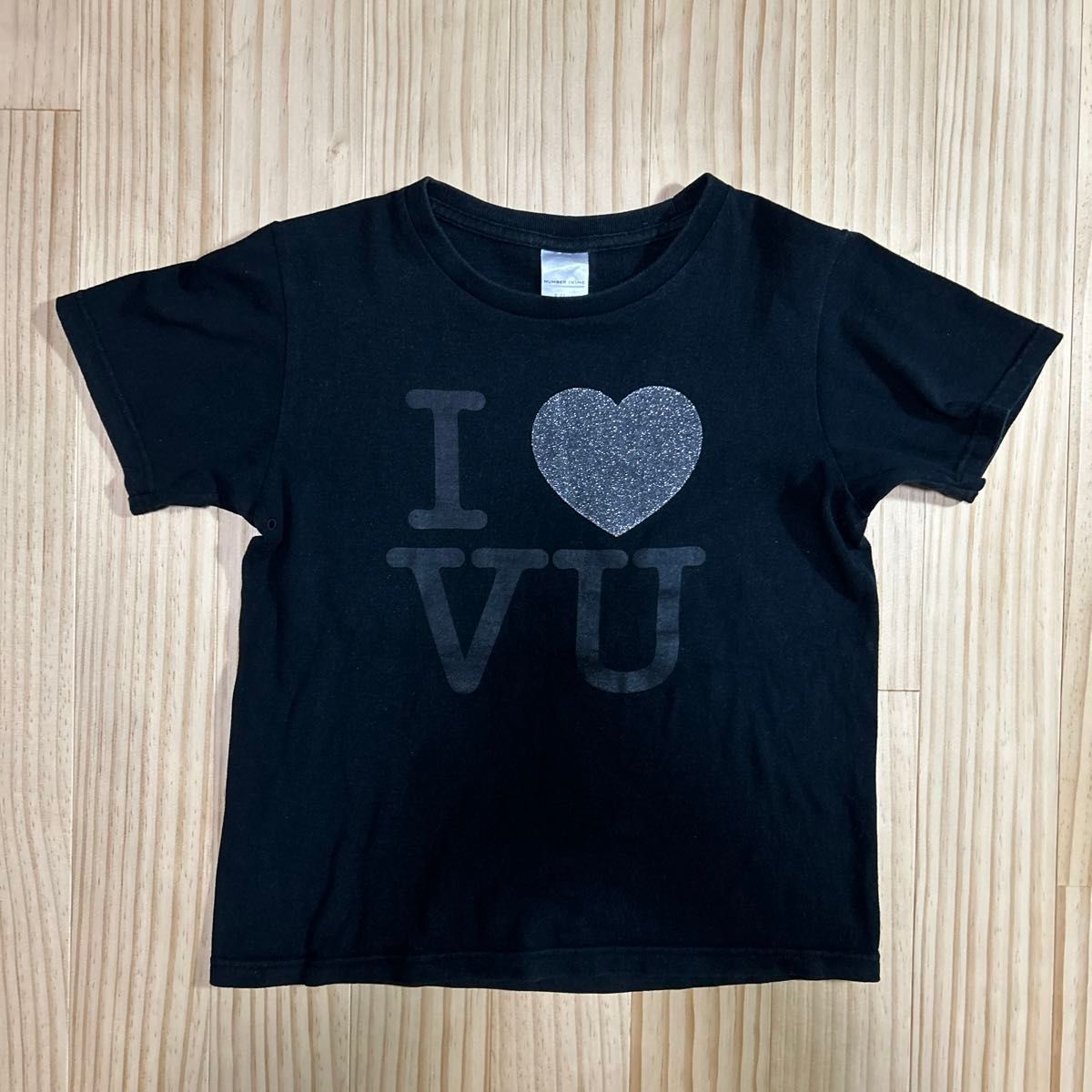 NUMBER NINE I LOVE VU T シャツラメ ロゴ モダンエイジ期 02SS NUMBER NINE I LOVE VU T シャツラメ ロゴ モダンエイジ期 02SS