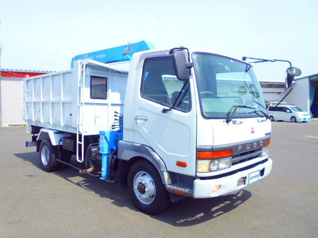 11637[ crane attaching dump ] H11 Fighter tadano 3 step radio controller Shinmeiwa made deep dump loading 2.4t capacity approximately 7.5 cubic meter mileage 26.2 ten thousand . rare!