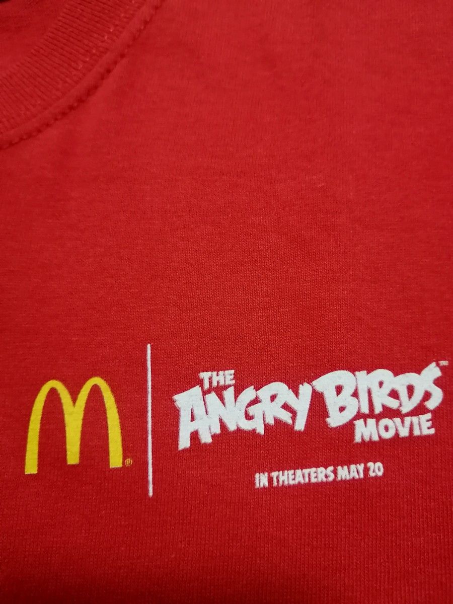 アメリカ古着 アングリーバード マクドナルド 映画Tシャツ ムービーTシャツ XL