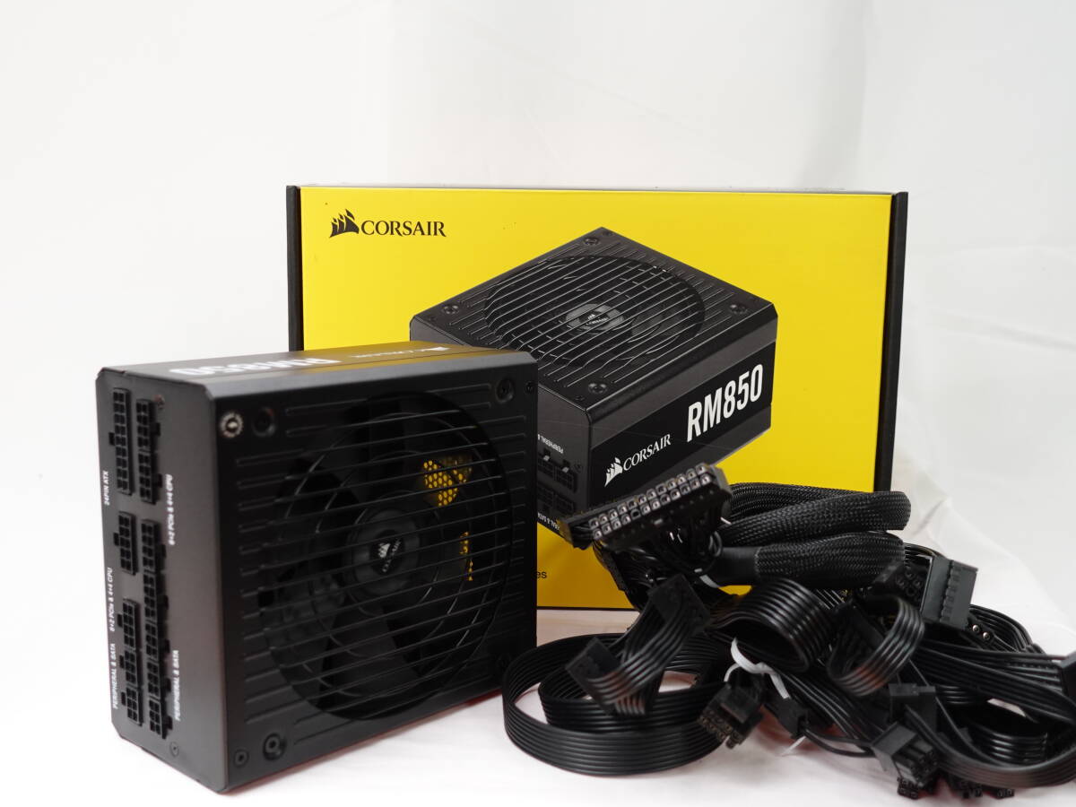 送料無料 中古 美品 CORSAIR RM850 80PLUS GOLD （CP-9020196-JP）ATX電源 s/n 0114