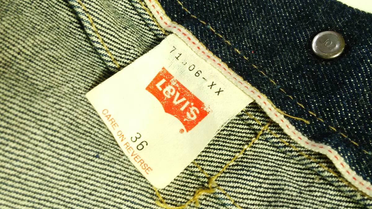 LEVIS 90s 1506xx 大戦モデル　1st 復刻デニムジャパン　36_画像10