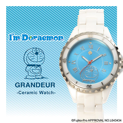 GRANDEUR I'm Doraemon ドラえもん セラミック腕時計 GCC004D1_画像3