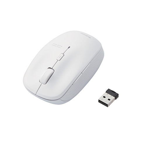  Elecom BlueLED mouse / wireless /5 button / anti-bacterial / white M-BL21DBKWH